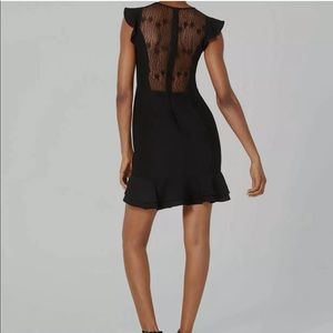 19 Cooper Black Lace Back Dress size small
